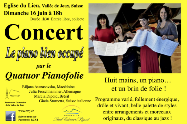 Le piano bien occupé