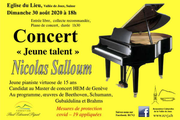 « Jeune talent » Nicolas Salloum