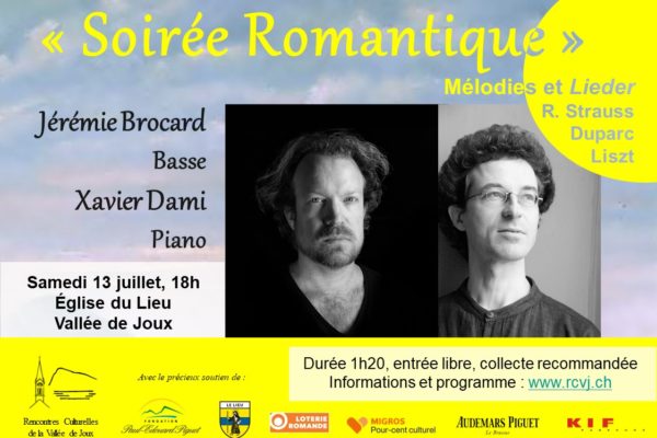 « Soirée Romantique » – Jérémie Brocard et Xavier Dami
