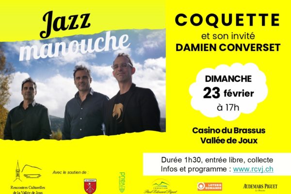 Jazz manouche – Coquette et Damien Converset