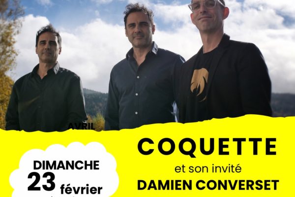« Sur les traces de Django Reinhardt » avec le trio Coquette et Damien Converset