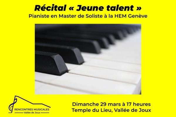 Récital « Jeune talent »