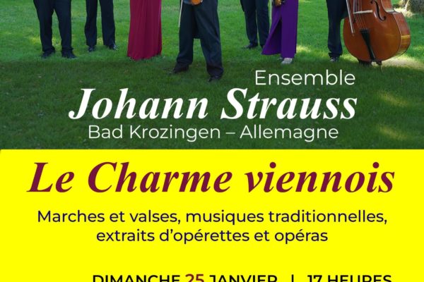 Valses, polkas et marches viennoises avec l’Ensemble Johann Strauss