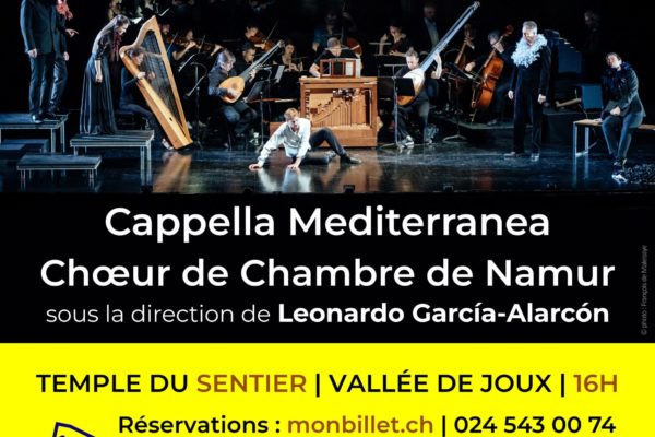 Concert exceptionnel avec l&rsquo;ensemble Cappella Mediterranea
