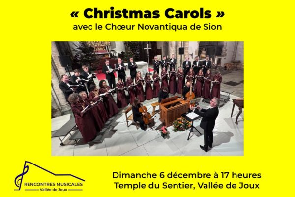 Christmas Carols – Choeur Novantiqua de Sion