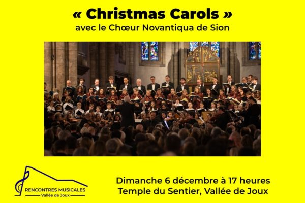 Christmas Carols – Choeur Novantiqua de Sion